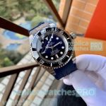 Top Graded Copy Rolex Deepsea D-Blue Dial Blue Rubber Strap Watch